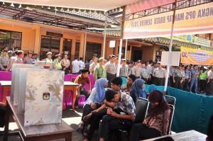 simulasi pengamanan pemilu