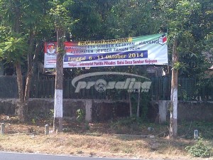 SPANDUK PENDAFTARAN CALON KADES 2