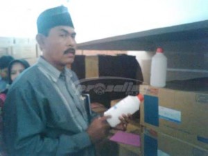 HAFIDZI SAAT SIDAK OBAT DI GUDANG FARMASI PEMKAB JEMBER