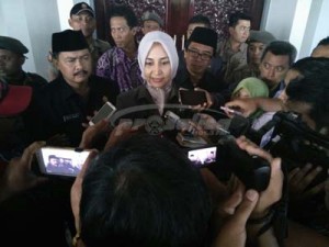 Bupati Faida usai rapat penetapan RPJMD
